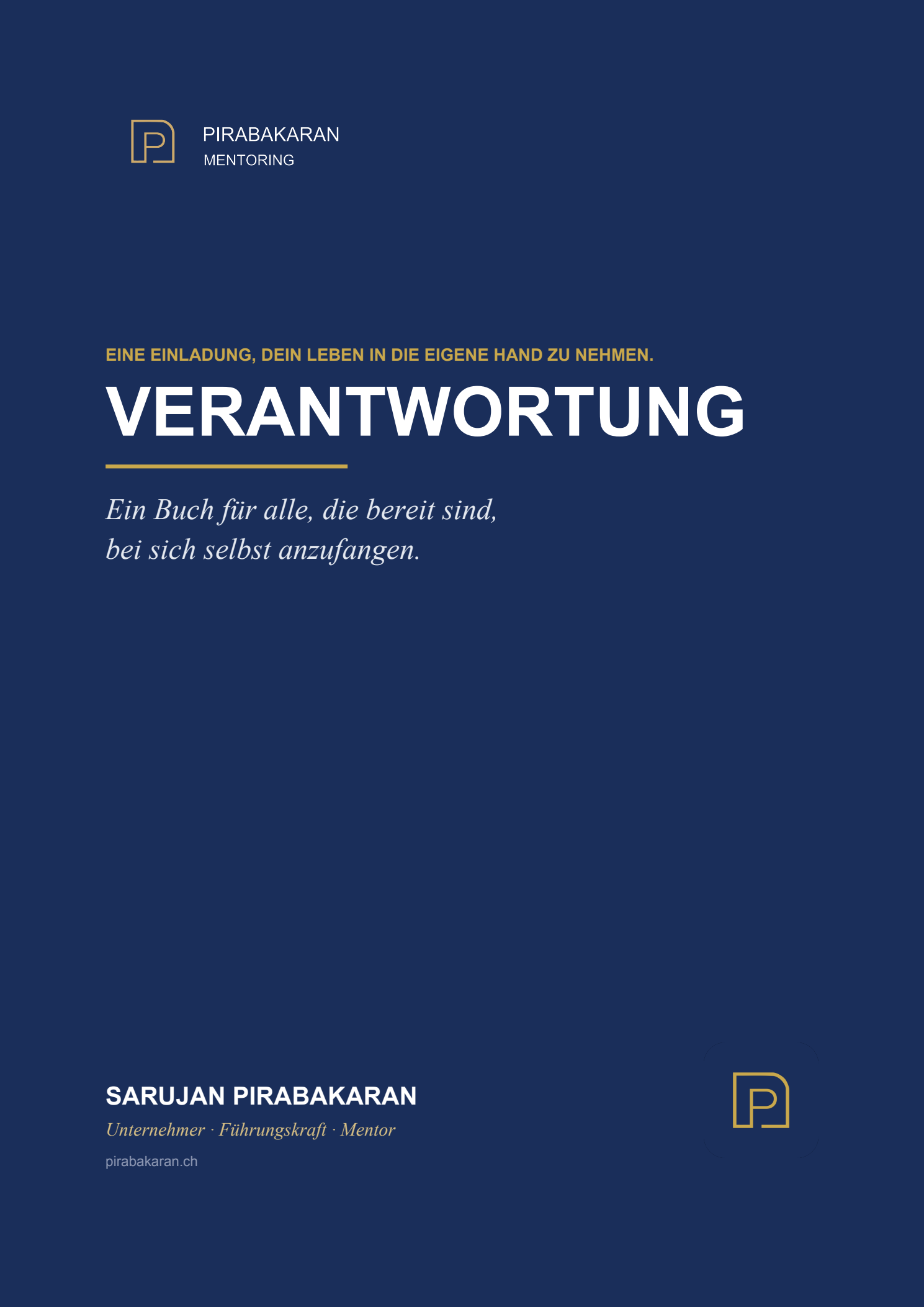 Verantwortung — das Buch von Sarujan Pirabakaran